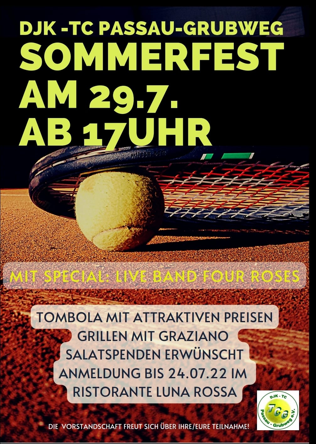 TCG Sommerfest für alle Mitglieder