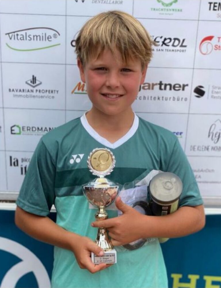 2. Platz für Hugo Steiner beim „Tennisbase Schießl & Sieber Cup“!