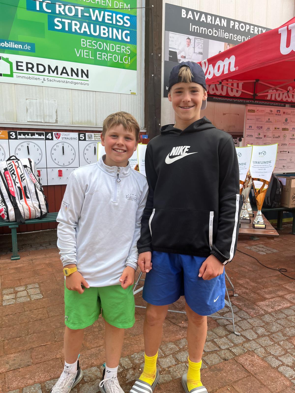 Tennistalente aus Grubweg zur „Südbayerischen“