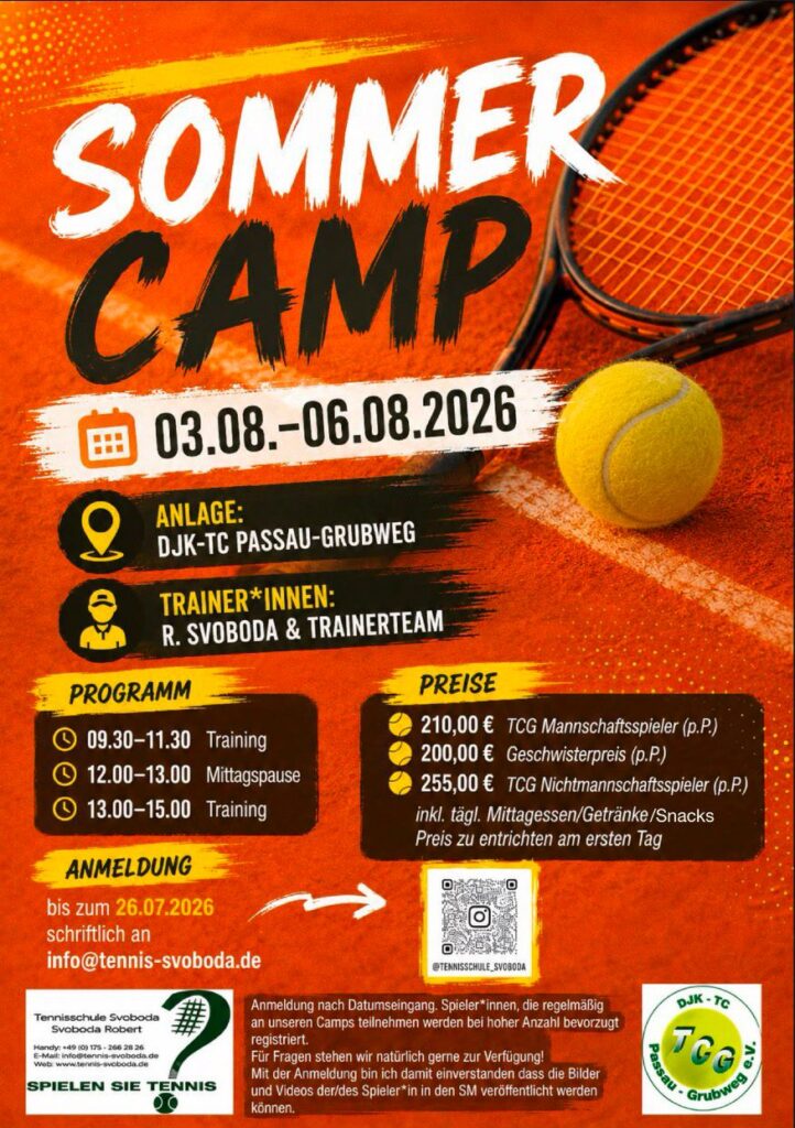Sommercamp 2026 TC Grubweg