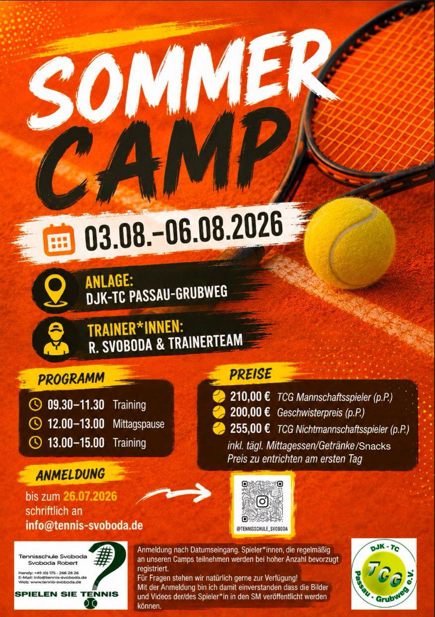 Sommercamp 2026 TC Grubweg