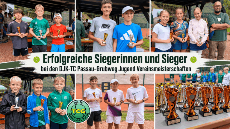 Gelungene Jugendvereinsmeisterschaften beim DJK-TC Passau-Grubweg